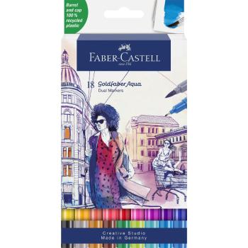 Faber-Castell Goldfaber Aqua Dual Marker 18er Etui